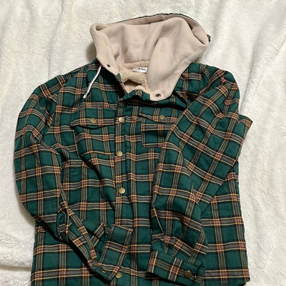 Liz Man plaid jacket
